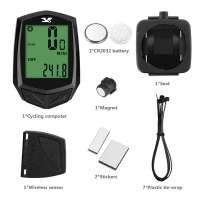 YS-258A wired multi-function cycling computer odometer speedometer waterproof lcd bicycle/bike computer