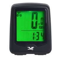 YS-708 wired exercise digital stopwatch waterproof bicycle computer lcd cycling odometer