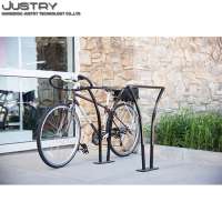 Commercial bike racks bar style parking storage security outdoor 2 bike rack