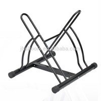 Two Bike Floor Stand Bicycle Instant Park Bike Rack Cycle Stand - Pro-Quality!